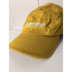 Supreme Fw 22 Military Camp Cap Yellow Excellent Condition 100% Authentic